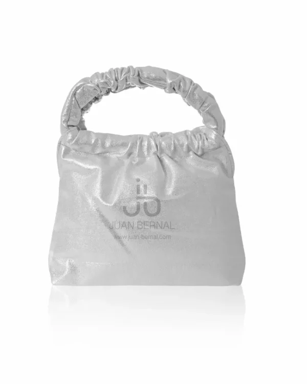 Juan Bernal Clutch^Bolso Lirae plateado