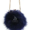 Juan Bernal Clutch^Bolso plumón azul marino