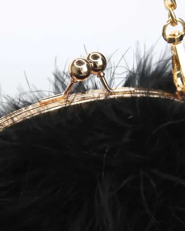 Juan Bernal Clutch^Bolso plumón negro