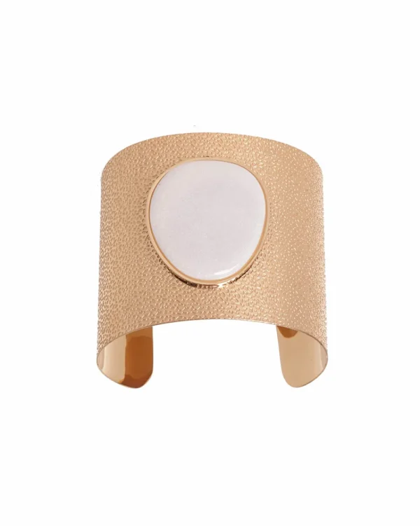 Juan Bernal Brazaletes^Brazalete piedra blanca
