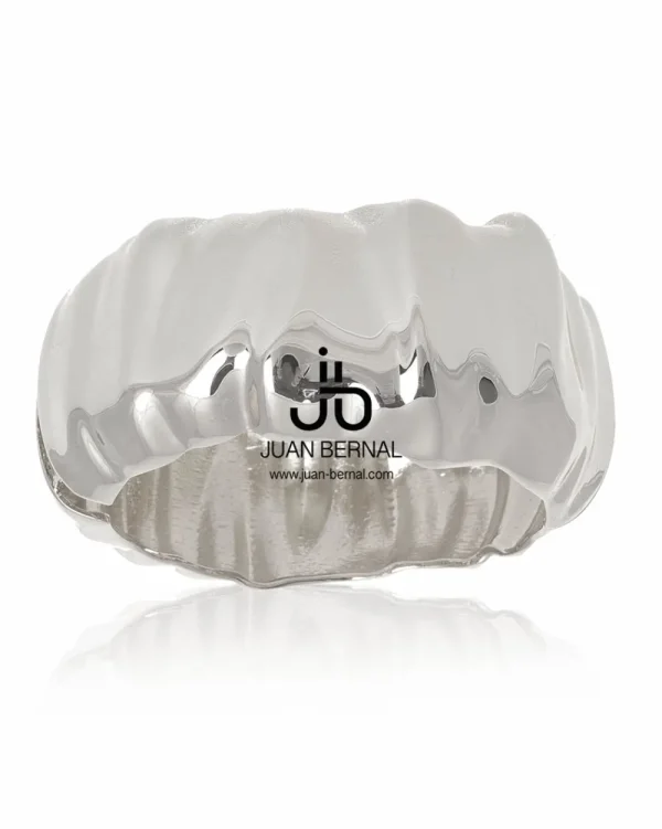 Juan Bernal Brazaletes^Brazalete Stone plateado