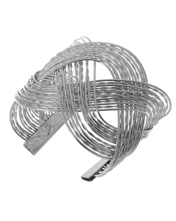 Juan Bernal Brazaletes^Brazalete Trenzado plateado