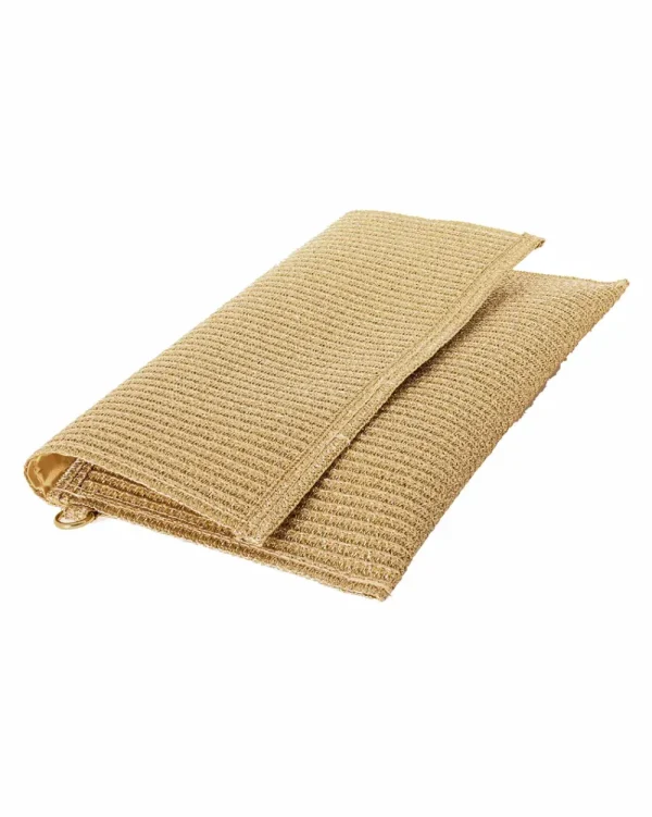 Juan Bernal Clutch^Cartera Rua dorada