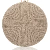 Juan Bernal Clutch^Clutch Arus beige/dorado