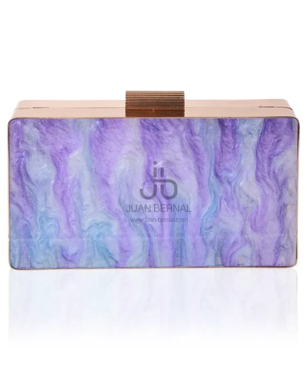 Juan Bernal Clutch^Clutch Brisa celeste-malva