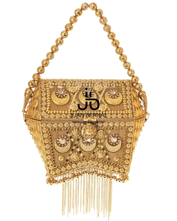 Juan Bernal Clutch^Clutch Kenitra dorado oscuro