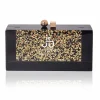 Juan Bernal Clutch^Clutch Onea negro/dorado