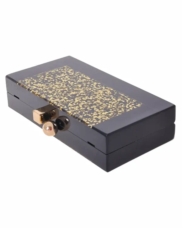 Juan Bernal Clutch^Clutch Onea negro/dorado