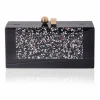 Juan Bernal Clutch^Clutch Onea negro/plata