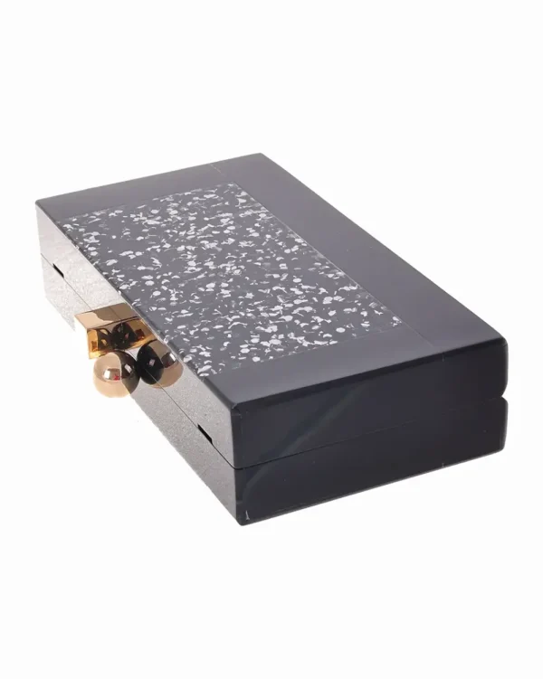 Juan Bernal Clutch^Clutch Onea negro/plata