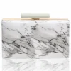Juan Bernal Clutch^Clutch Orchid blanco y negro