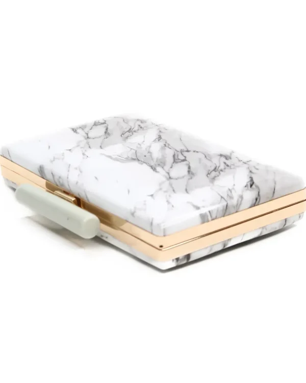 Juan Bernal Clutch^Clutch Orchid blanco y negro