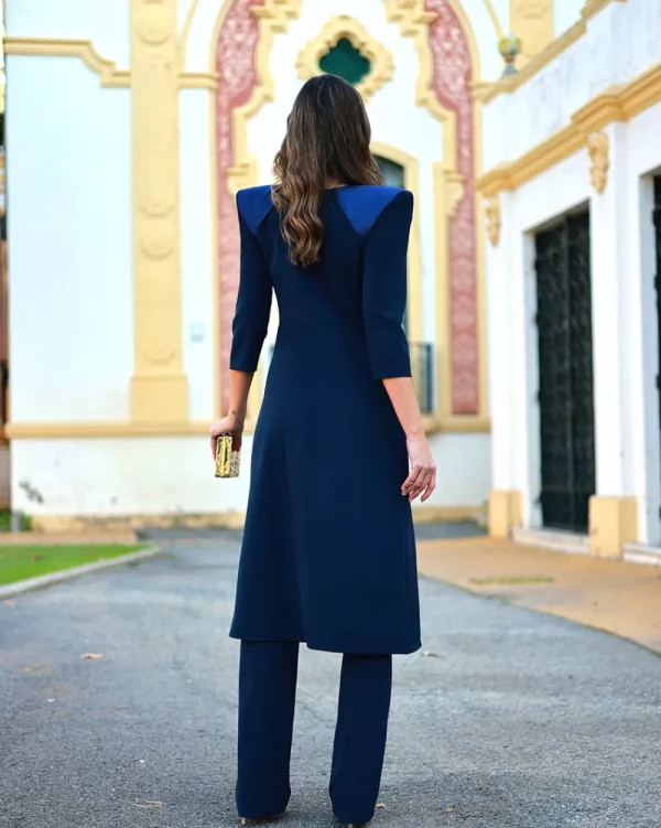 Juan Bernal Vestidos Largos | Vestidos^Conjunto Mara azul