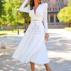 Juan Bernal Vestidos^Conjunto Marisa blanco