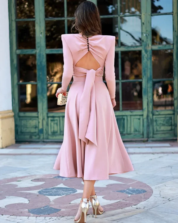 Juan Bernal Vestidos^Conjunto Marisa nude