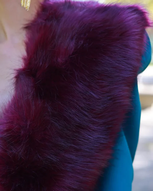 Juan Bernal Estolas^Estola cruzada Vino/ Berenjena