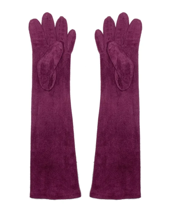 Juan Bernal Estolas^Guantes antelina berenjena