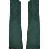 Juan Bernal Estolas^Guantes antelina verde oscuro
