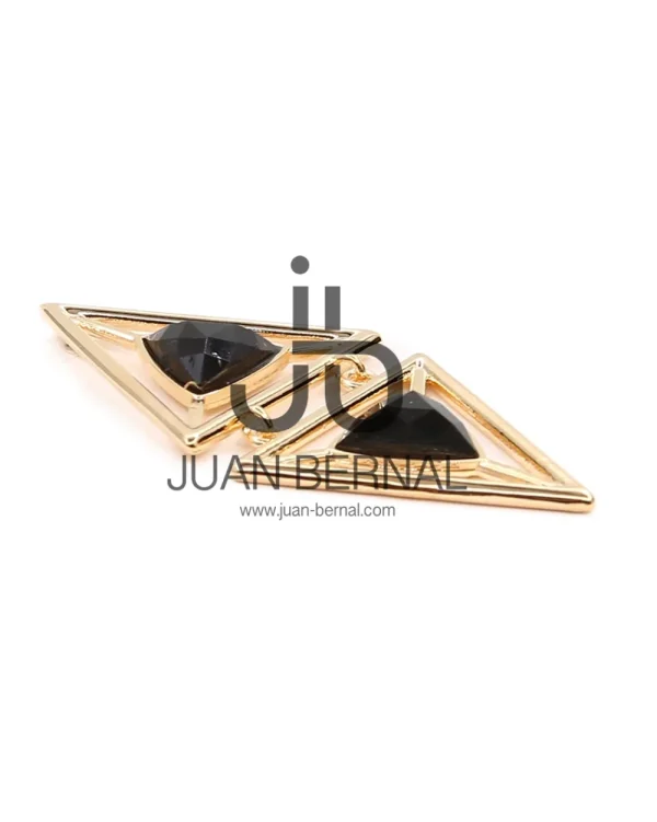 Juan Bernal Pendientes^Pendientes Dotri negro
