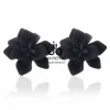 Juan Bernal Pendientes^Pendientes flor negra