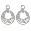 Juan Bernal Pendientes^Pendientes Leda plateado