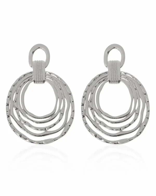 Juan Bernal Pendientes^Pendientes Leda plateado
