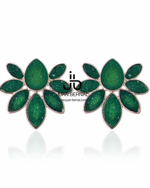 Juan Bernal Pendientes^Pendientes Naut verde