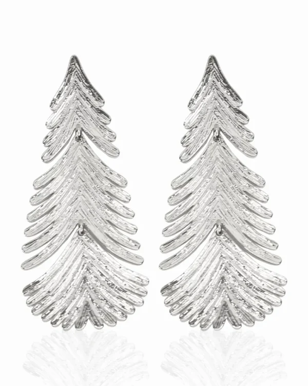 Juan Bernal Pendientes^Pendientes Palm plateados