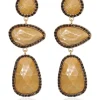 Juan Bernal Pendientes^Pendientes Rosec beige