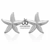Juan Bernal Pendientes^Pendientes Starfish plateados