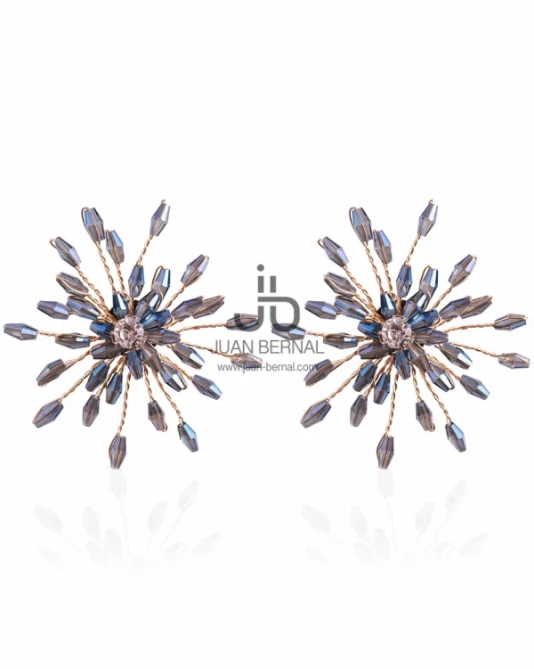 Juan Bernal Pendientes^Pendientes Wery azul
