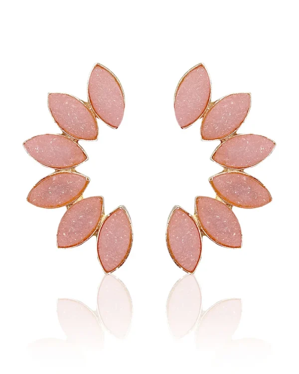 Juan Bernal Pendientes^Pétalos rosa empolvado