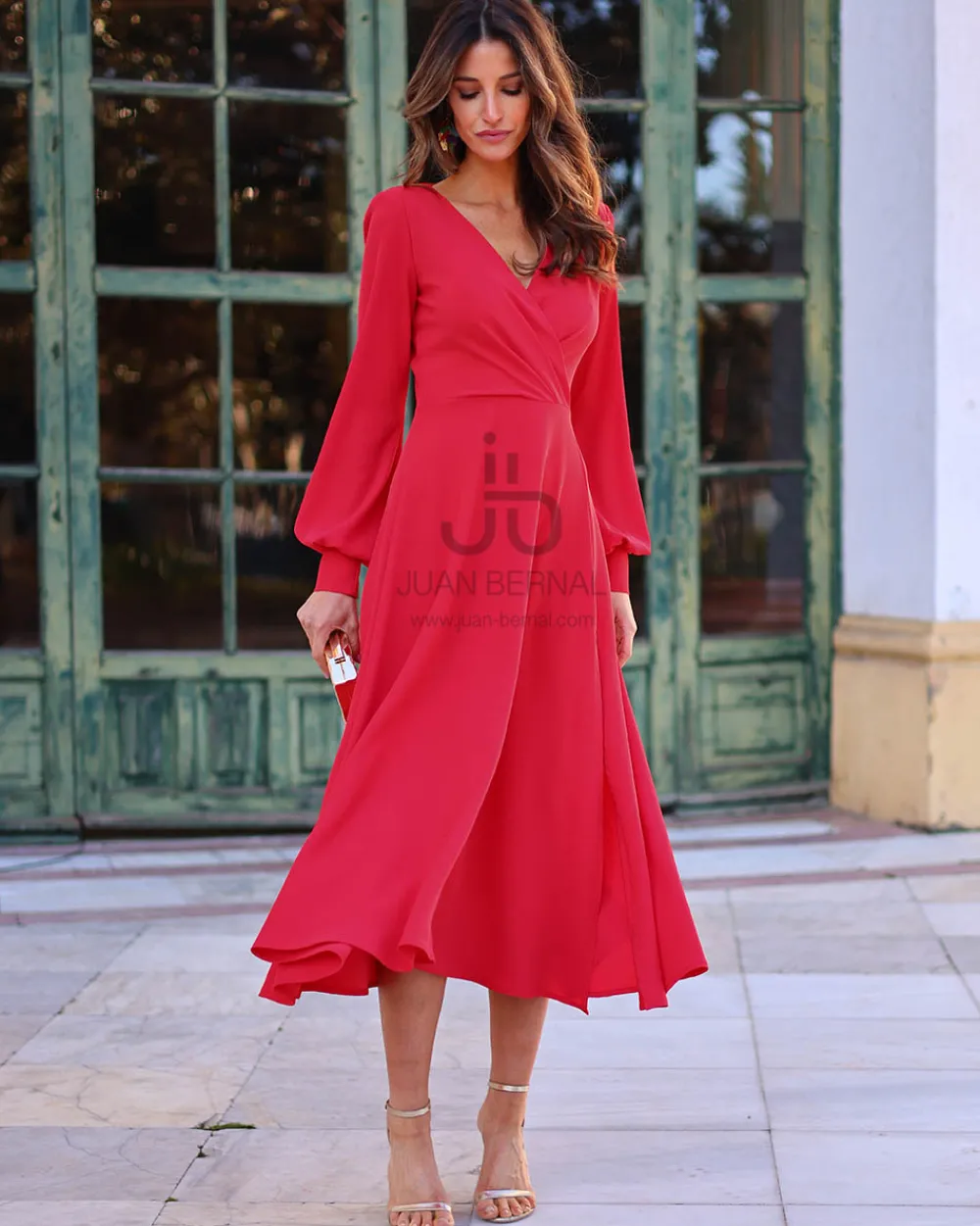 vestido_alejandra_rojo_1.webp Juan Bernal Vestidos^Vestido Alejandra rojo