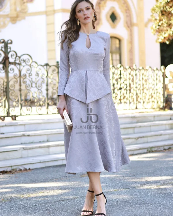 Juan Bernal Vestidos^Vestido Andrea gris