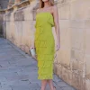 Juan Bernal Últimas Tallas^Vestido Carolina verde spring