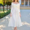 Juan Bernal Vestidos^Vestido Denice blanco