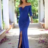Juan Bernal Vestidos Largos | Vestidos^Vestido Dona azul