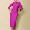 Juan Bernal Vestidos^Vestido Laura buganvilla