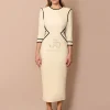 Juan Bernal Vestidos^Vestido Laura crudo