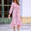 Juan Bernal Vestidos^Vestido Mariela nude
