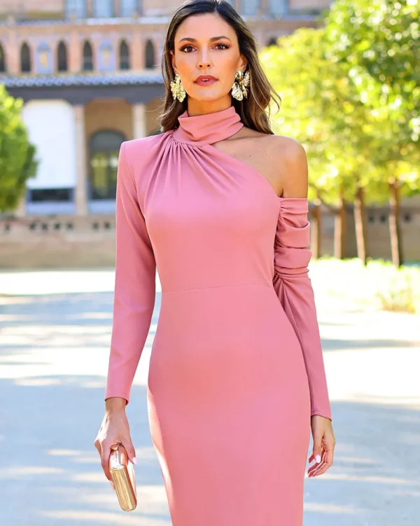 Juan Bernal Vestidos^Vestido Ángela nude