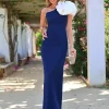 Juan Bernal Últimas Tallas^Vestido Rania azul marino